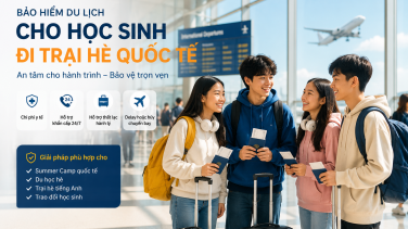 Có nên mua bảo hiểm cho học sinh đi trại hè quốc tế 2026?